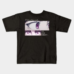 Death Parade ''HUMANITY'' V1 Kids T-Shirt